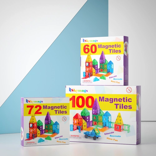 Magnetic Tiles Packaging Design